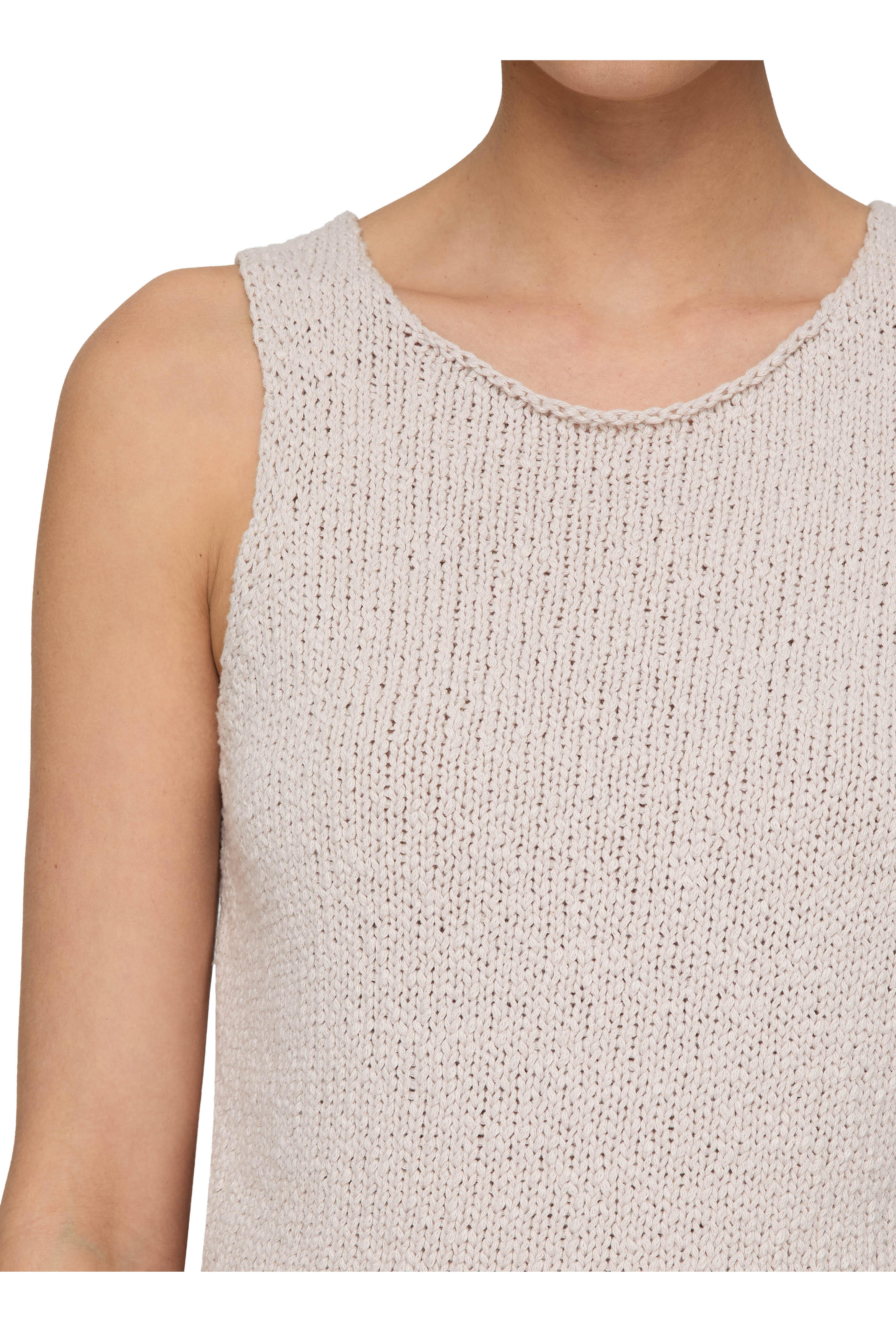 Lafayette 148 New York - Pearl Slub Cotton Scoop Neck Tank