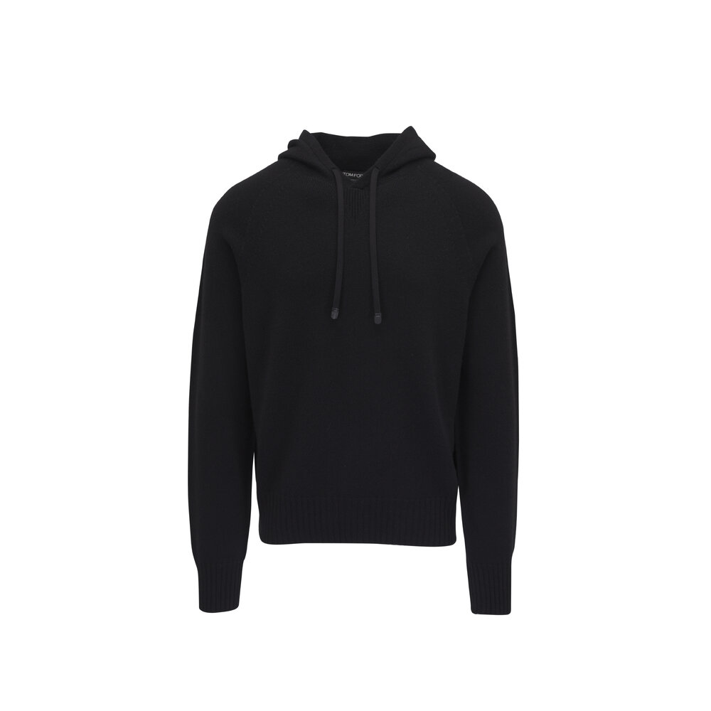 パーカー・フーディ Tom Ford Black Cotton Hoodie With Zip Closure Tom Ford Black Cotton Hoodie With Zip Closure | THE LIST