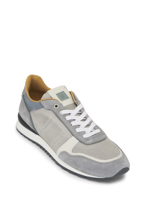 Rubirosa Joan Light Gray Suede Low Top Sneaker