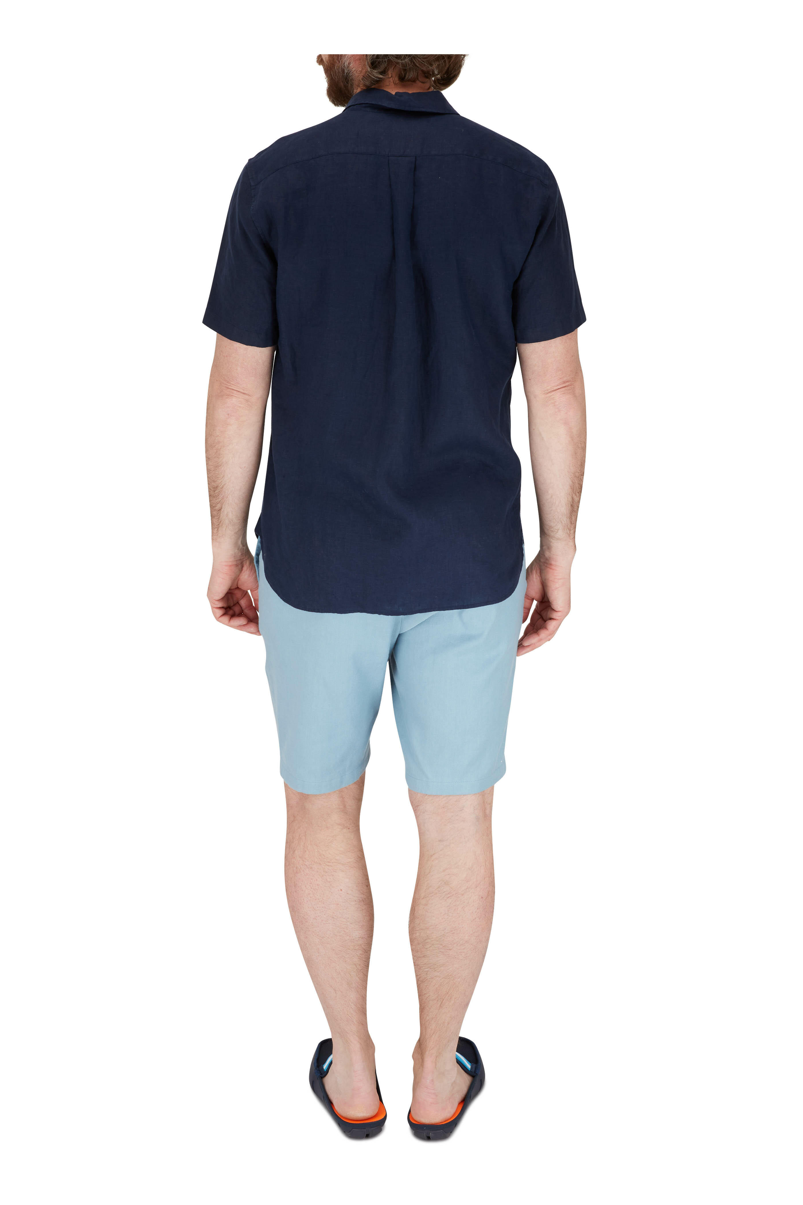 Swims - Navy Slide Loafer