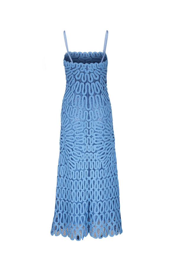 Jonathan Simkhai - Elise Pacific Mechanical Crochet Midi Dress