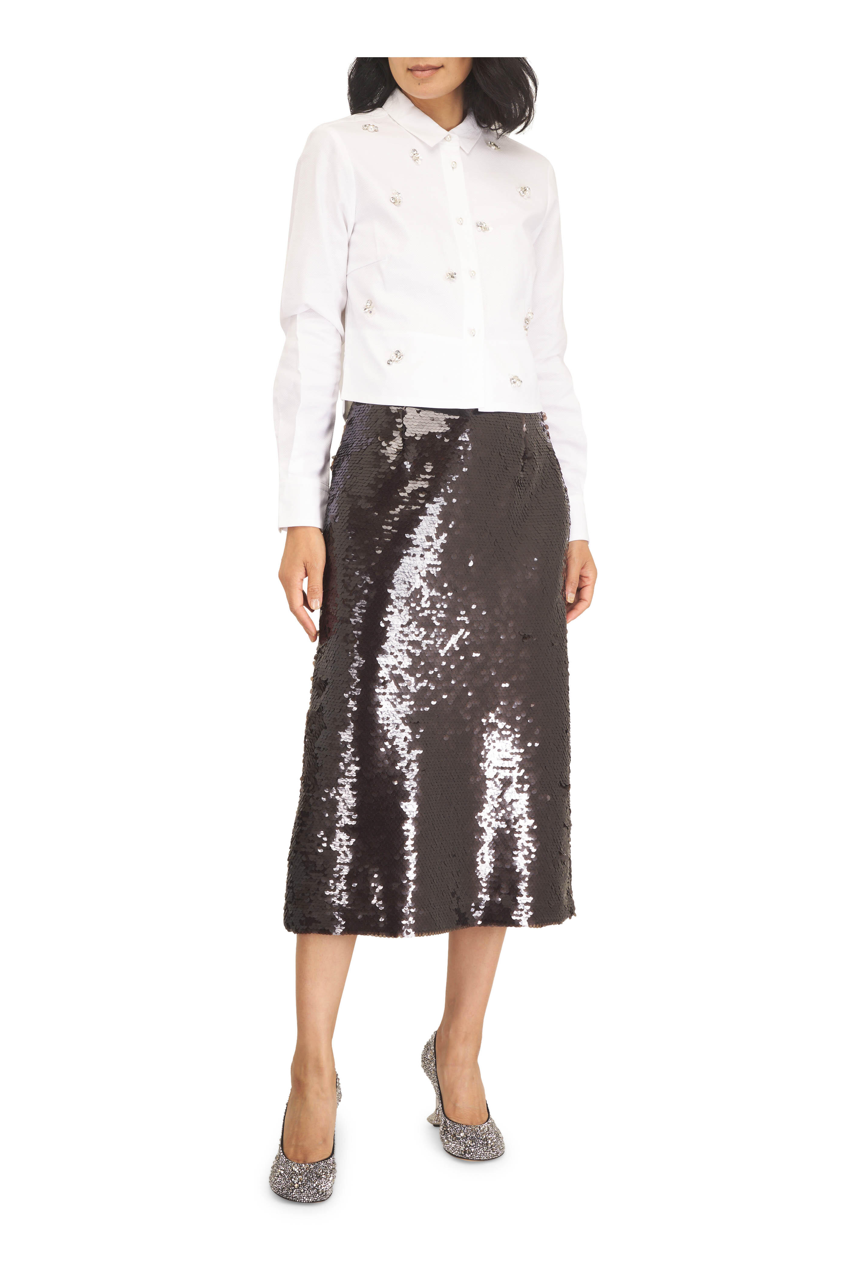 Odeeh - Mink Sequin Skirt - view 2