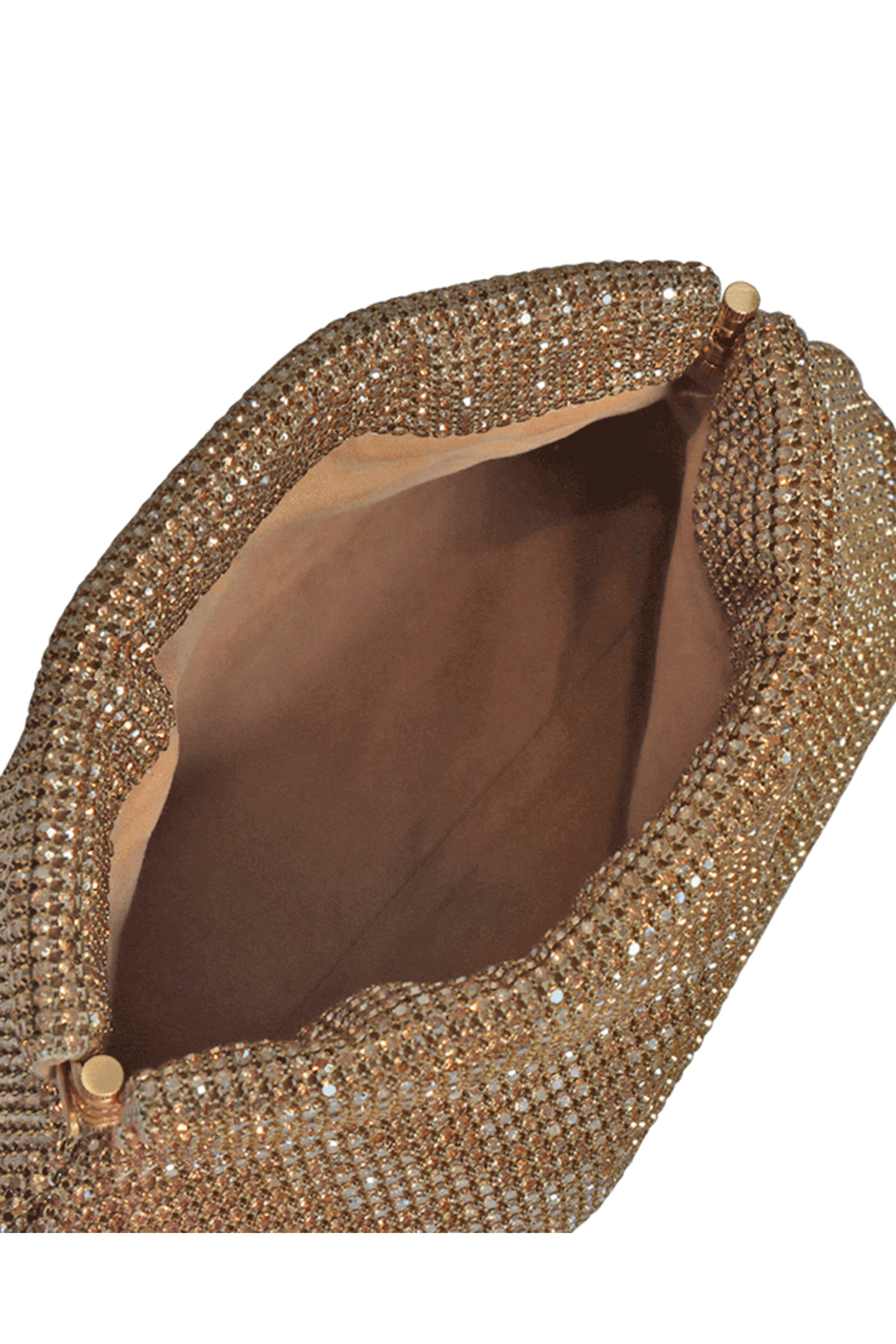 Cult Gaia - Mini Nala Clutch in Brass