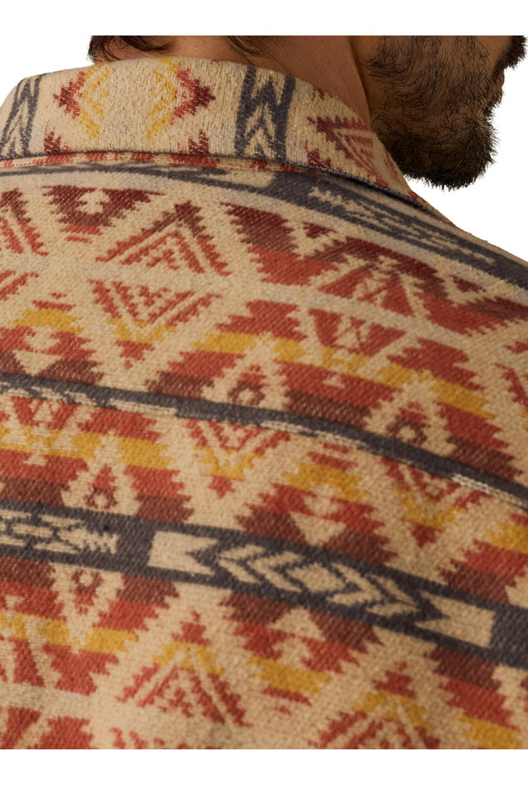 Faherty Brand Lehi Canyon Uzmate Print Cotton Shacket - view 6