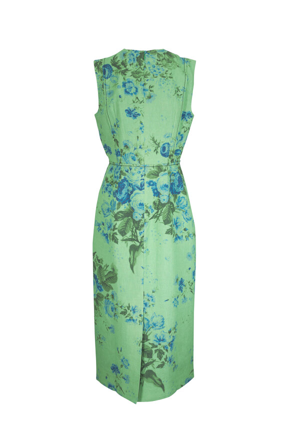 slim fit dress slacks Neerus Green Floral Printed Georgette Maxi Dress for Casual Women – Neerus  India