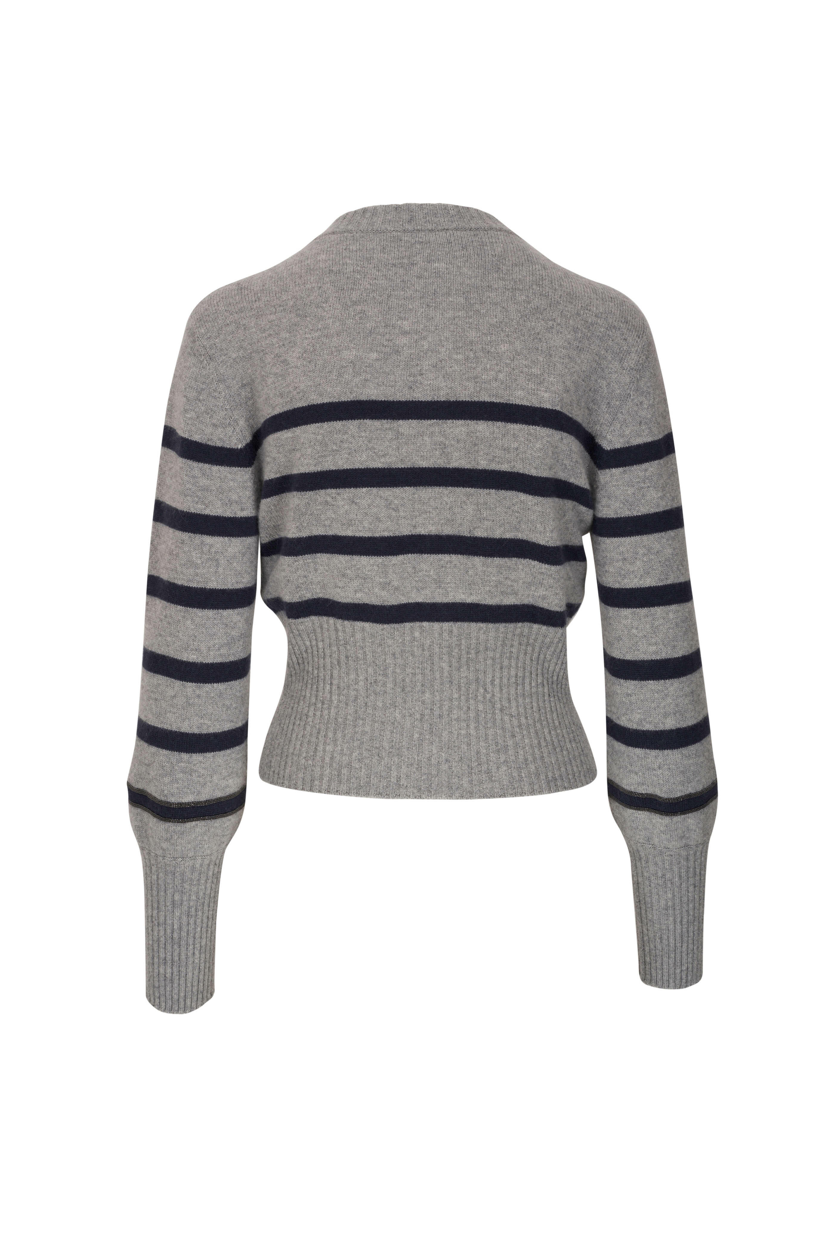スウェット・トレーナー Brunello Cucinelli Cardigan Sweatshirt Brunello Cucinelli - Beige Cotton Full Zip Cardigan