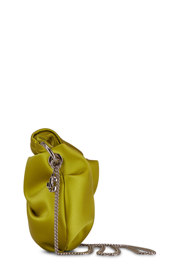 Jimmy Choo - Bonny Lime Satin Evening Bag