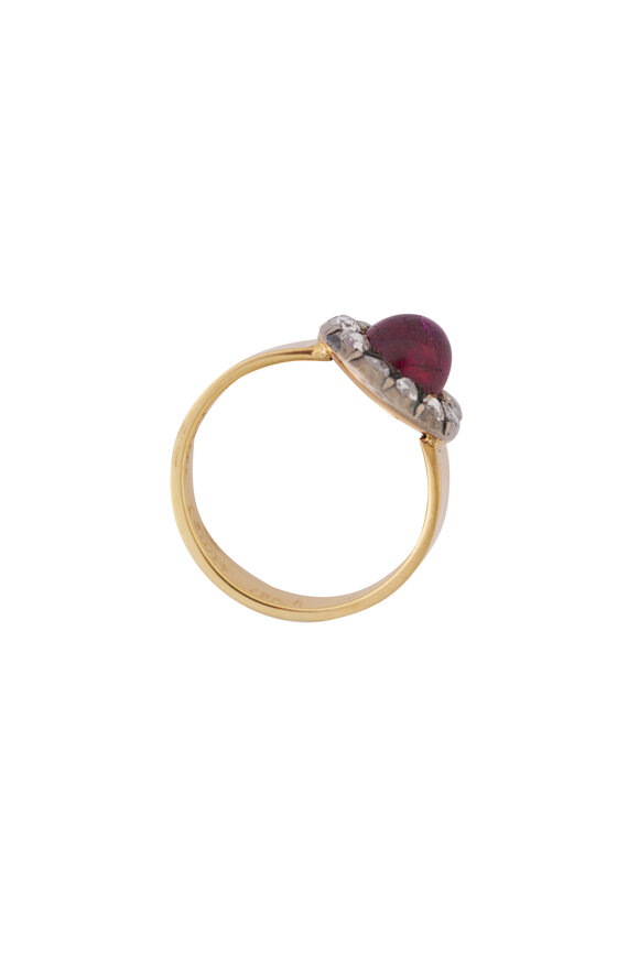 Renee Lewis Ruby & Diamond Ring - view 2