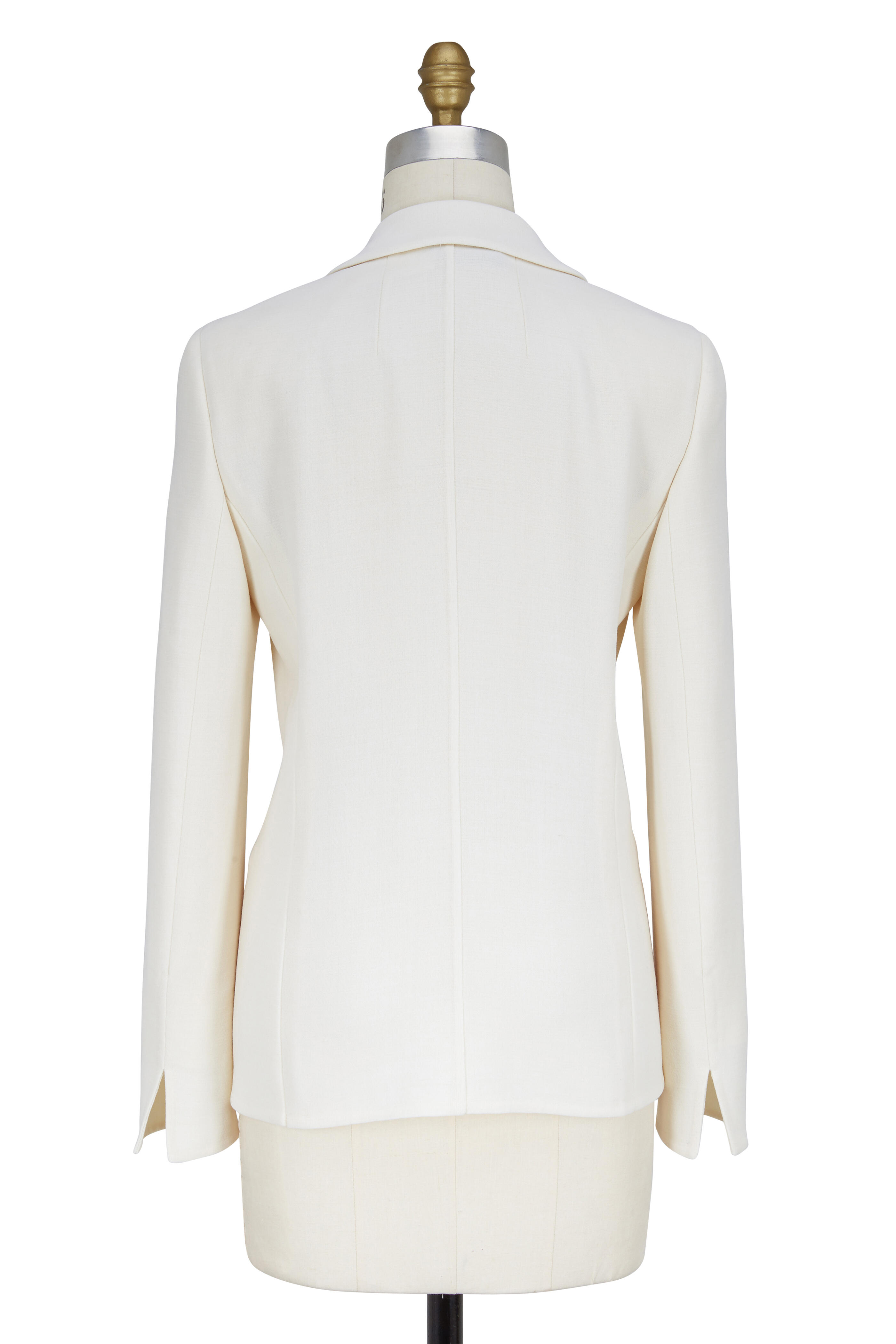 Akris - Off White Wool Blazer