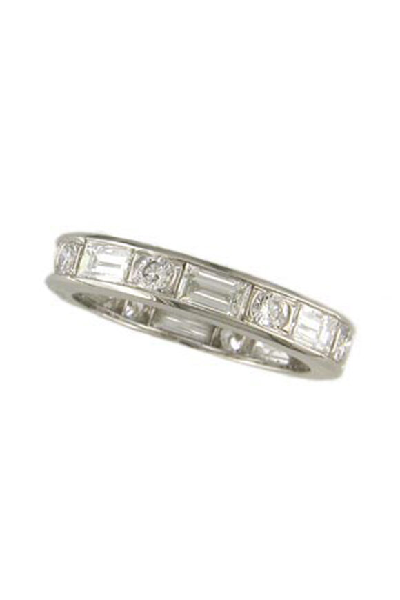 Oscar Heyman - Platinum Diamond Ring Guard 