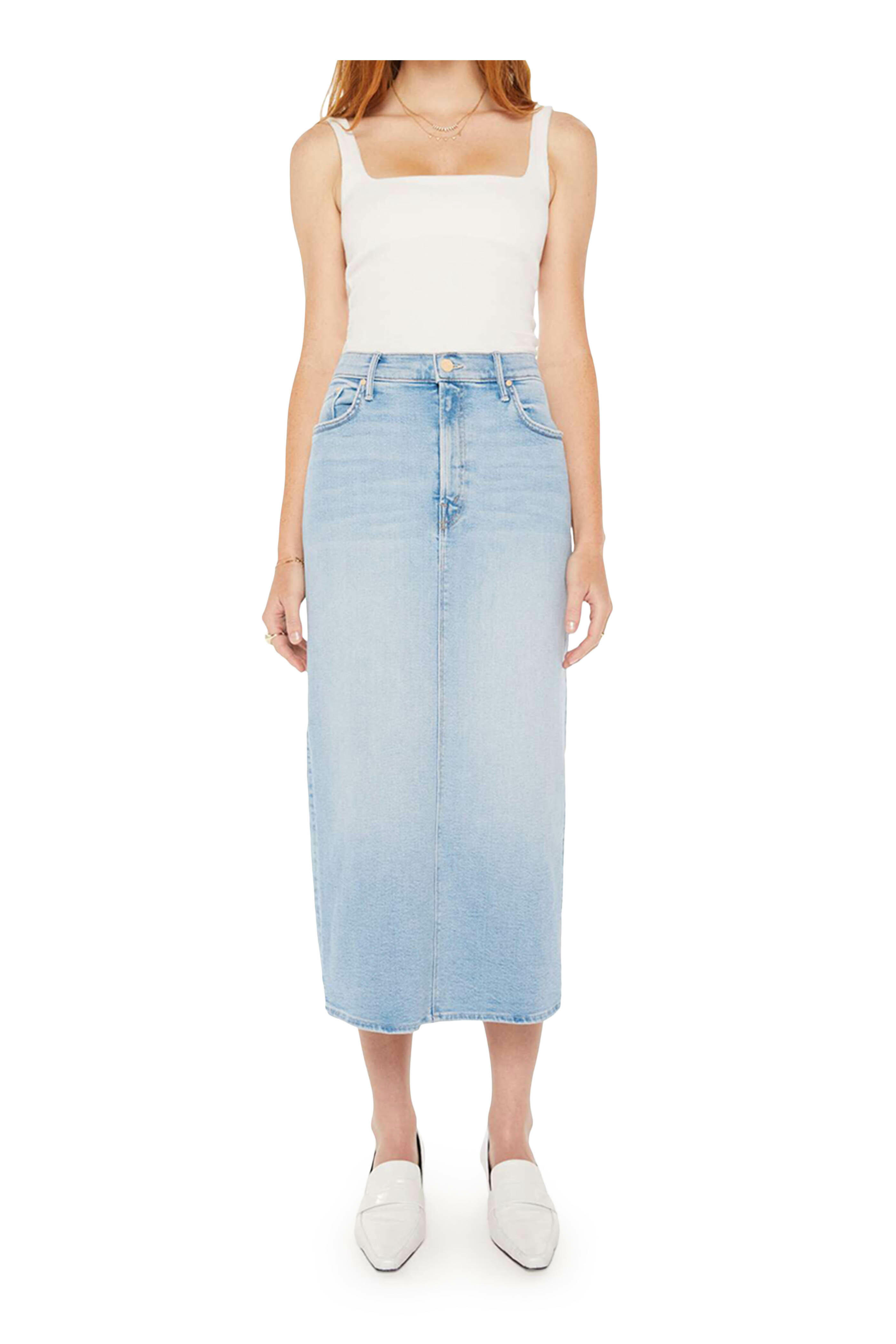 Mother - The Pencil Pusher Stretch Denim Skirt | Mitchell Stores