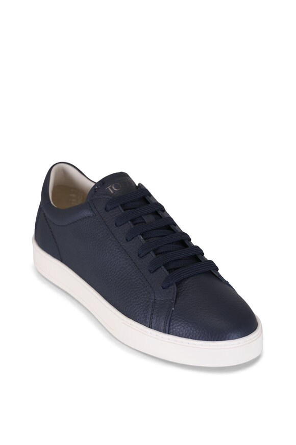 Tod's - Blue Leather Lace-Up Sneaker