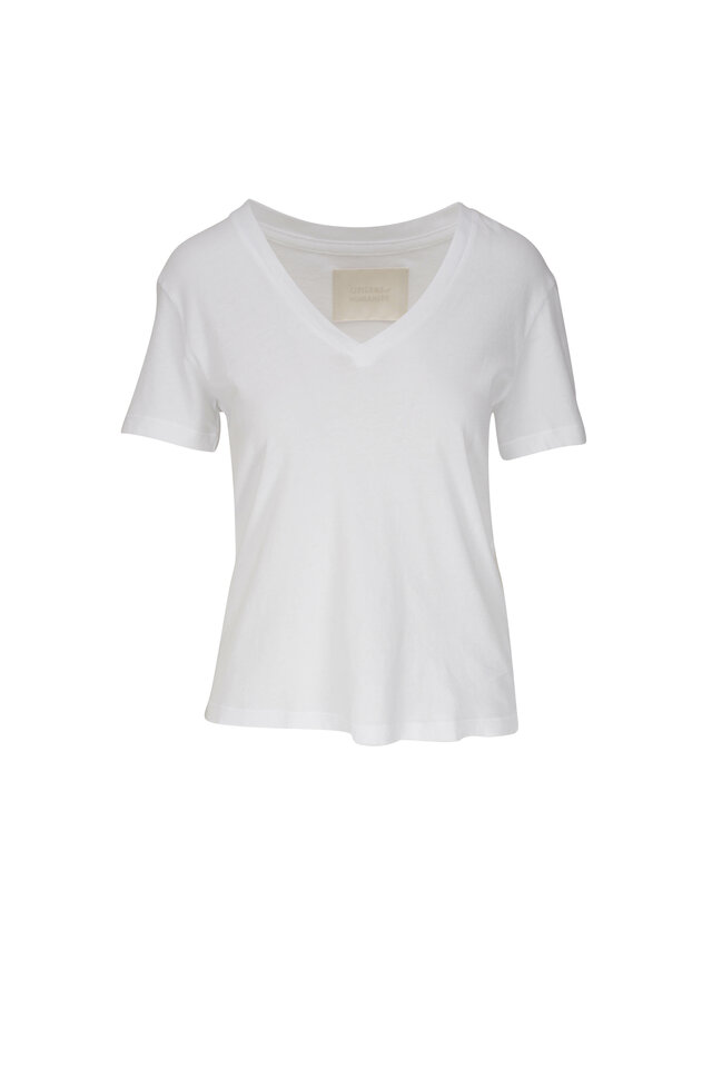 【Nili Lotan】 MarielaコットンジャージTシャツ MARIELA TEE | Nili Lotan