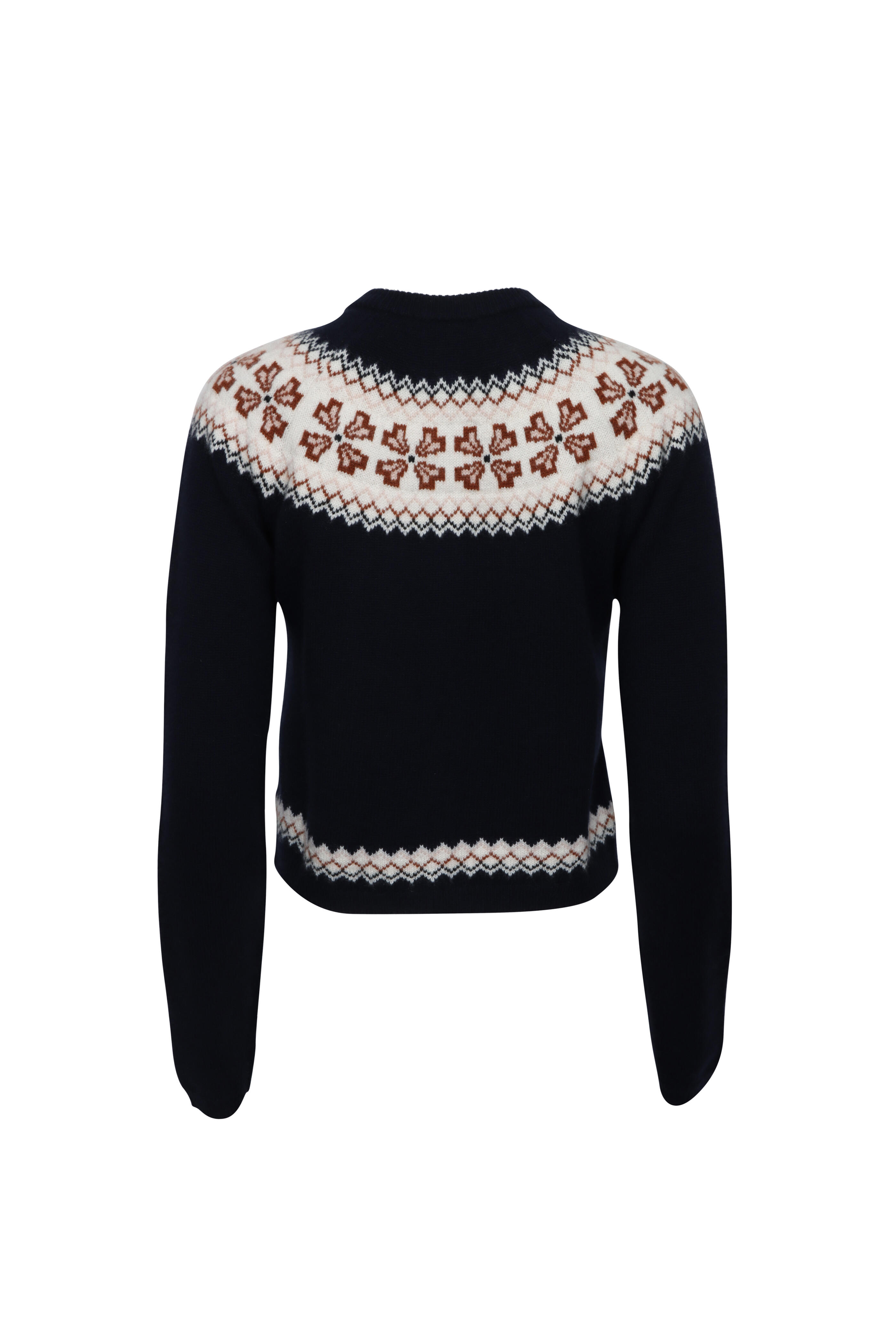 Frame - Navy Blue Fairisle Cardigan