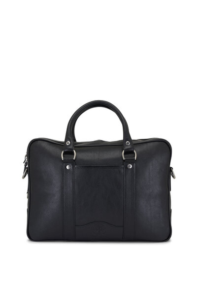 Berluti - Deux Jours Nero Grigio Black Leather Briefcase Berluti - Deux Jours Nero Grigio Black Leather Briefcase