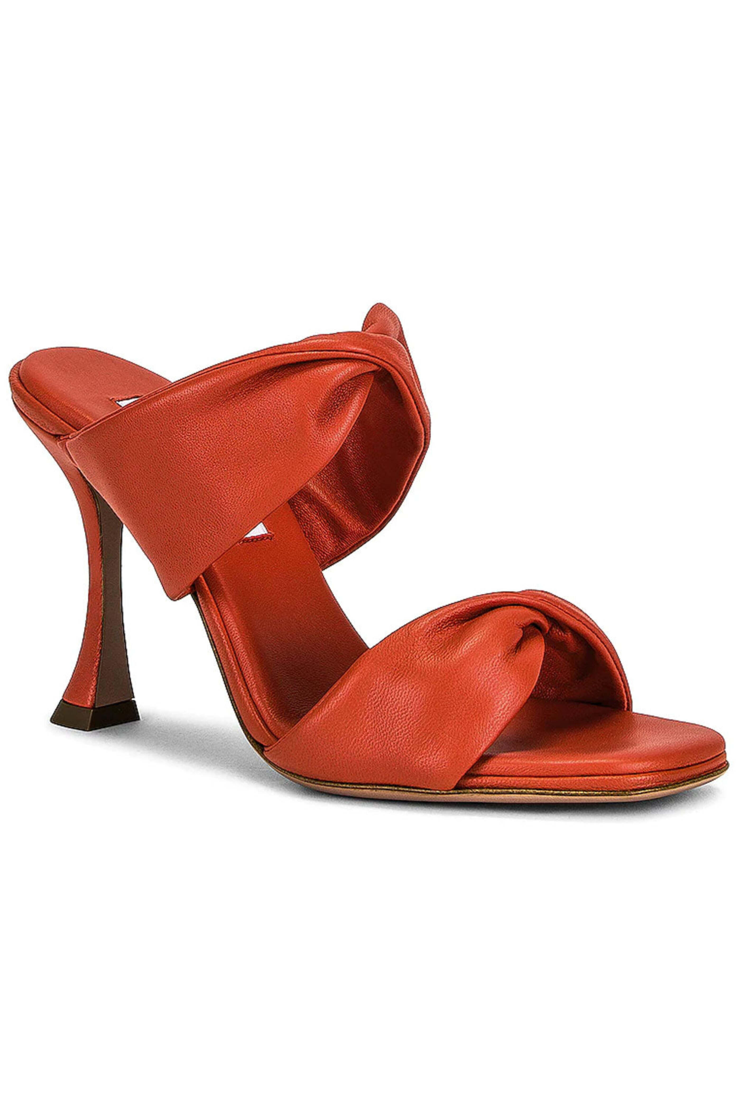 Aquazzura - Twist 95 Sandal in Mandarin