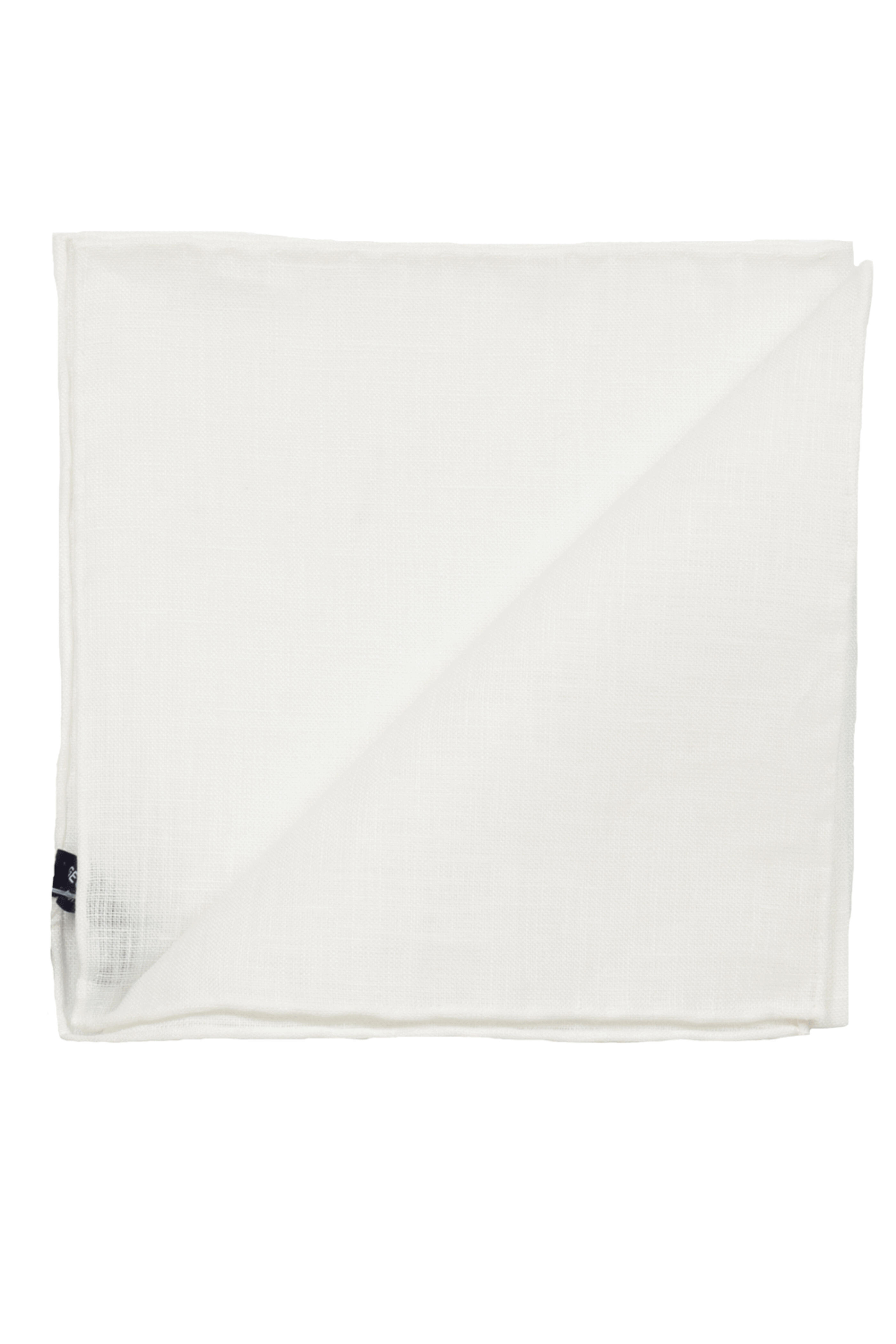 Geoff Nicholson - White Linen Pocket Square