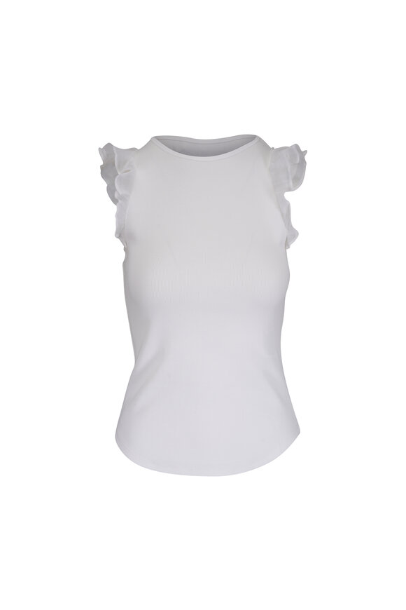Zimmermann Awaken Ivory Frill Tank