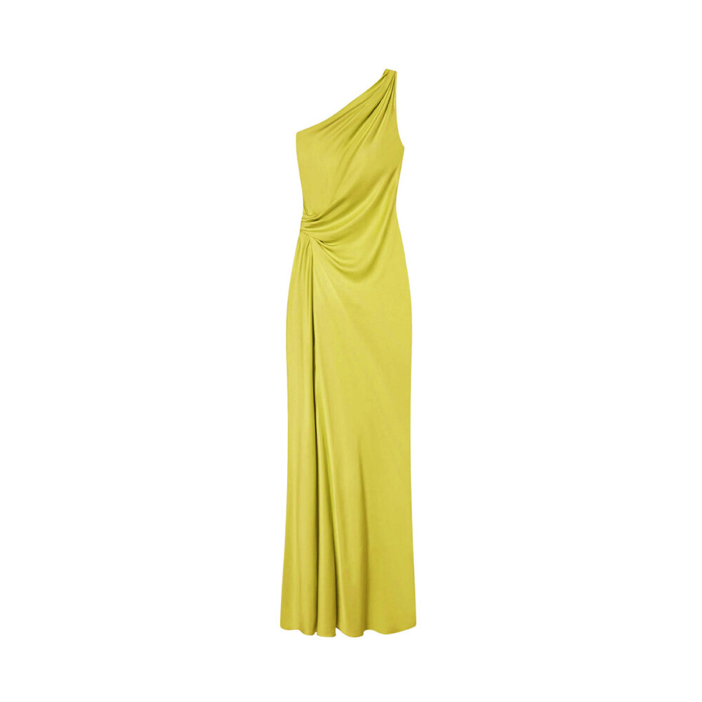 A.L.C. - Amber Green One Shoulder Aster Gown | Mitchell Stores