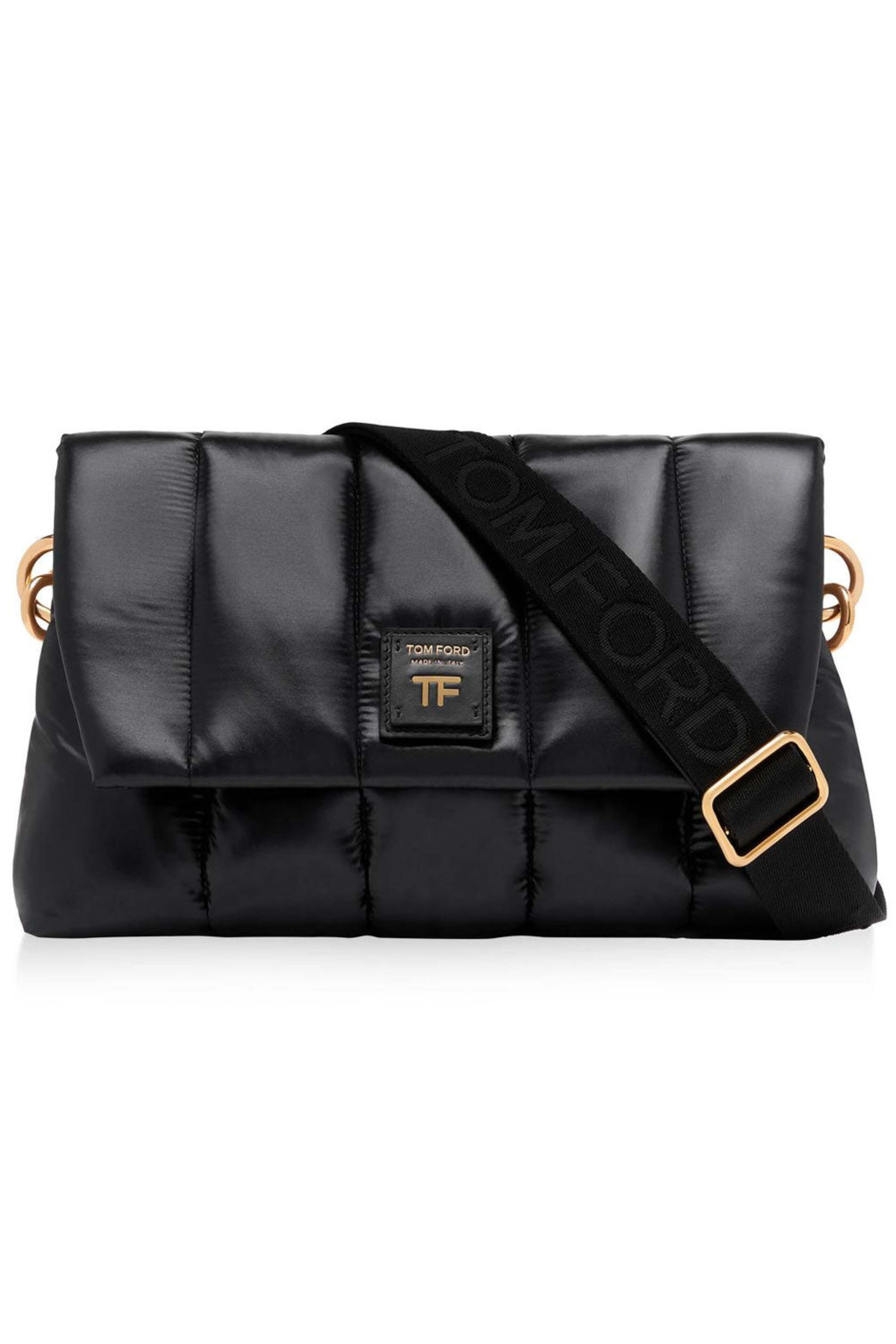 ショルダーバッグ・ポシェット TOM FORD SS25 Tom Ford Bags.. Black (L1841 LCL395X1N001) TOM FORD Small Leather Messenger Bag | Black | FARFETCH