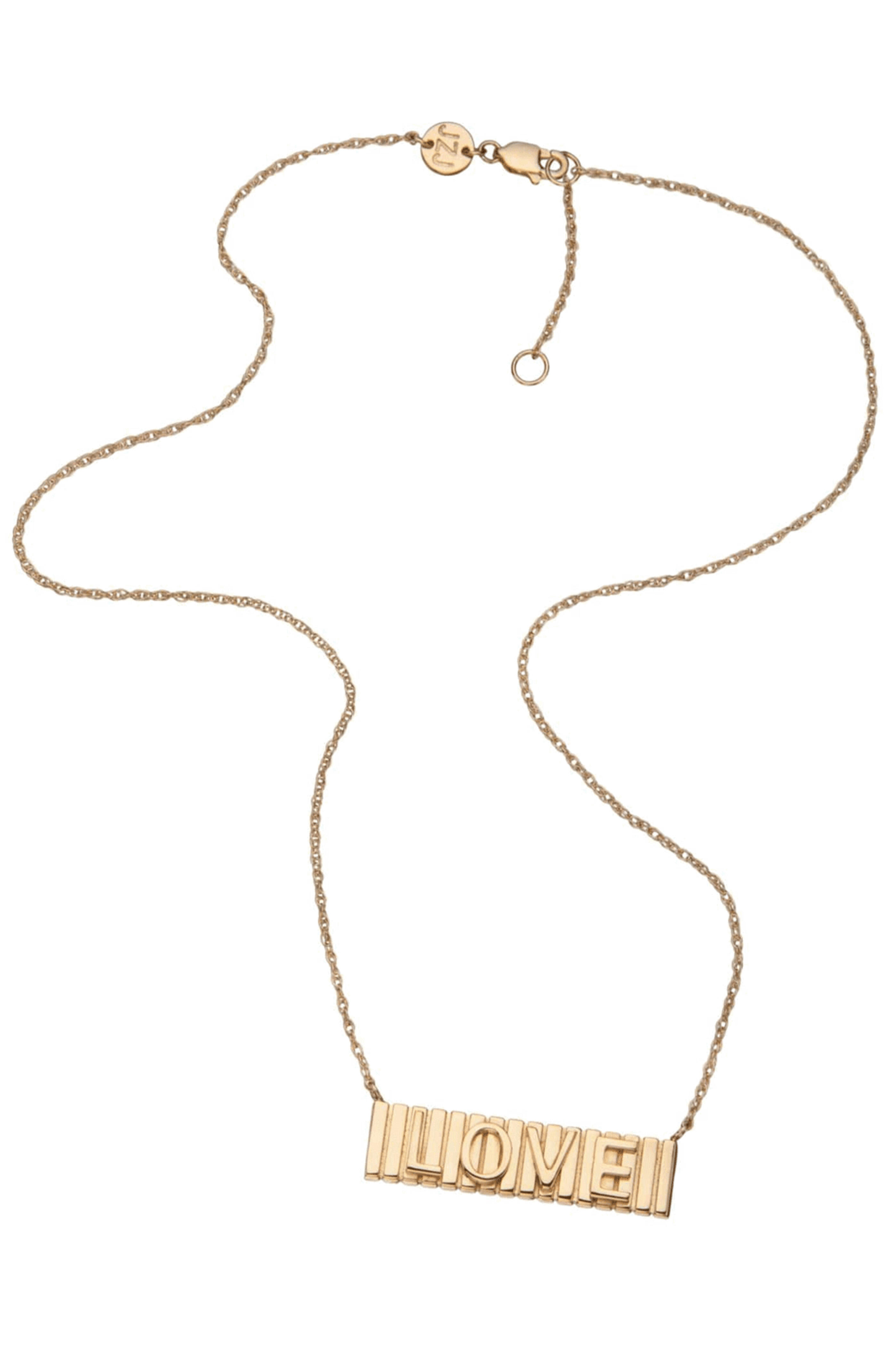 Jennifer Zeuner Jewelry - Vermeil Paulina NecklaceChain Necklace