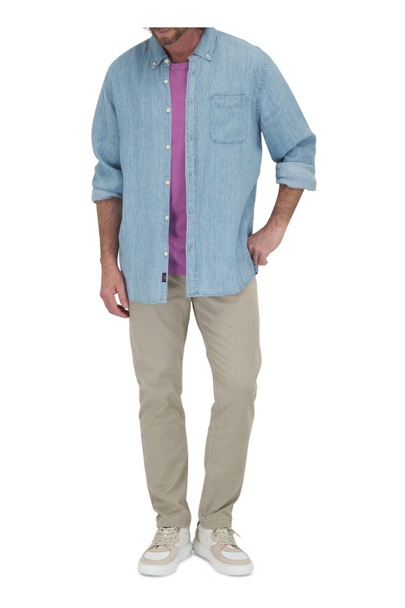 Faherty Brand - Sunwashed Summer Violet Pocket T-Shirt