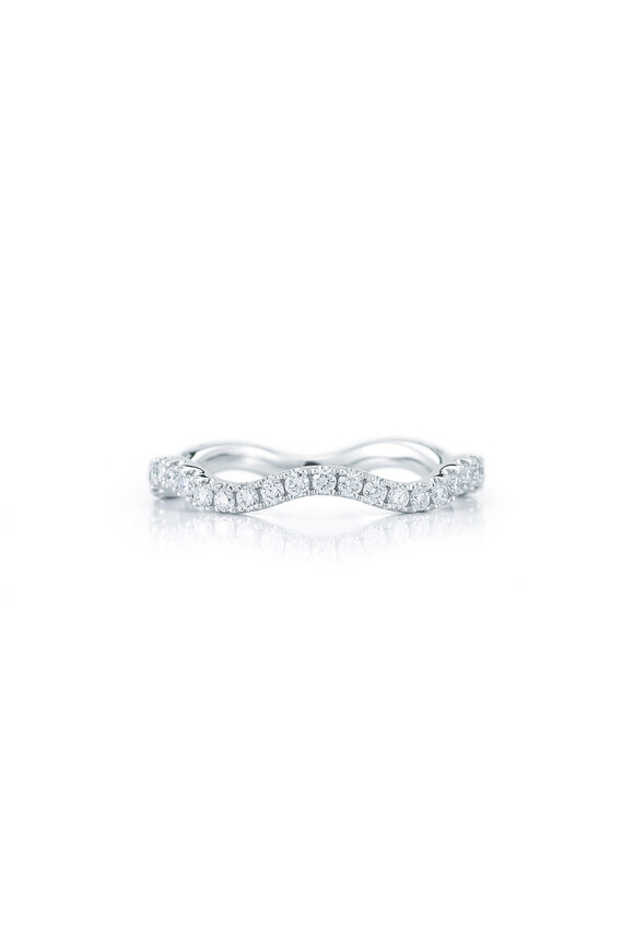 Kwiat The Wave Diamond Stackable Ring