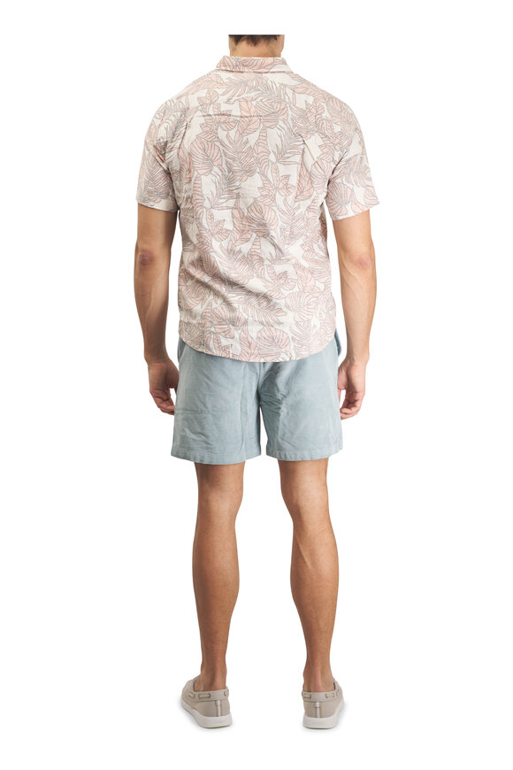 Faherty Brand Breeze Coral Pond Leaves Sport Shirt - view 4
