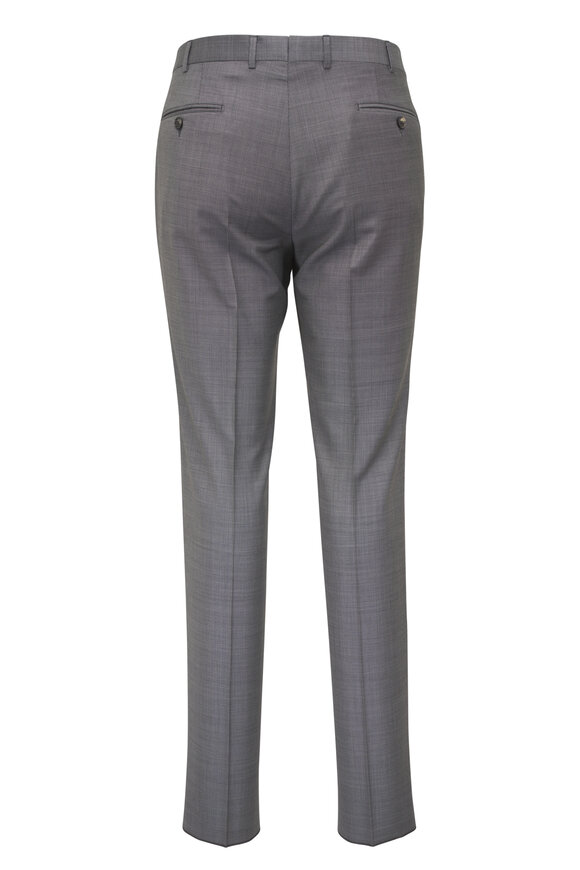 Zegna Trofeo Medium Gray Wool Suit - view 6