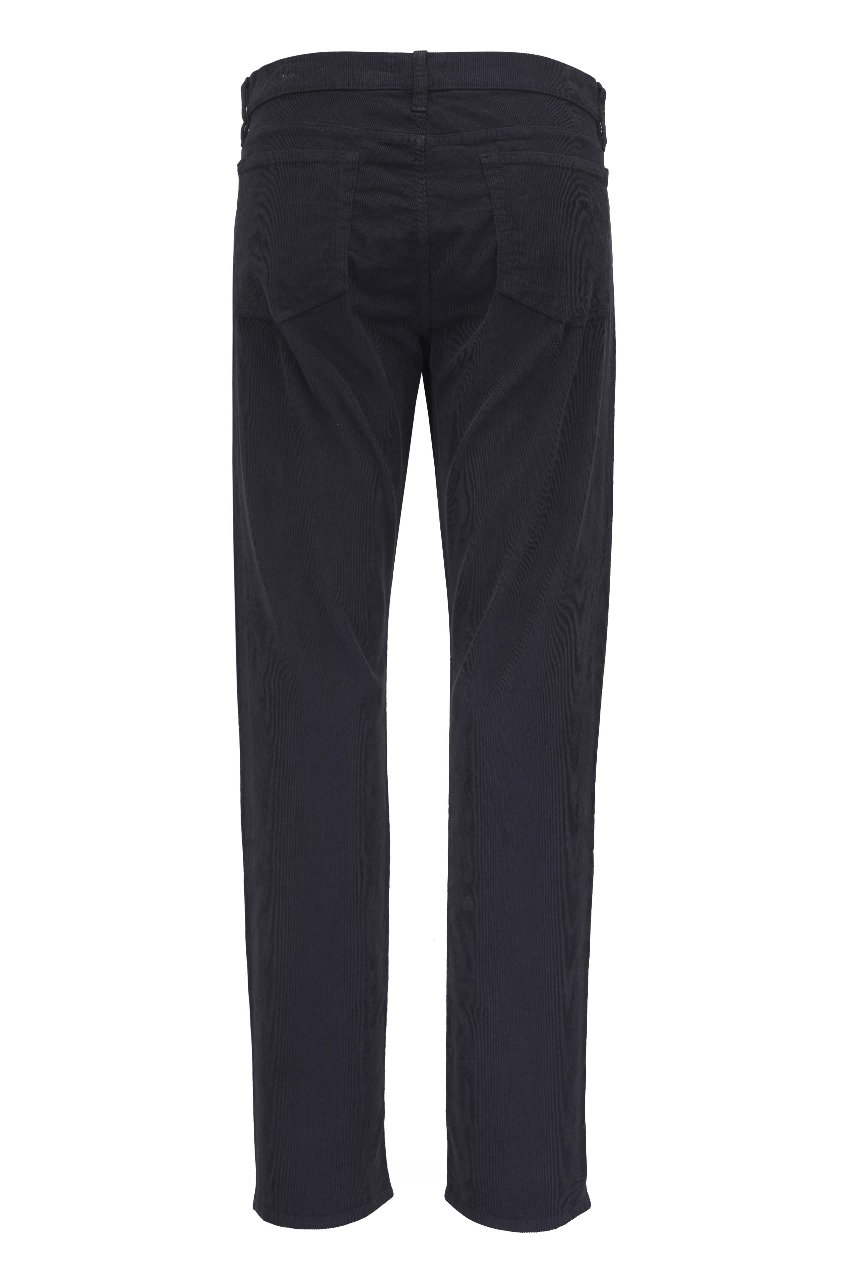 Frame - Dark Navy Corduroy Five Pocket Pant