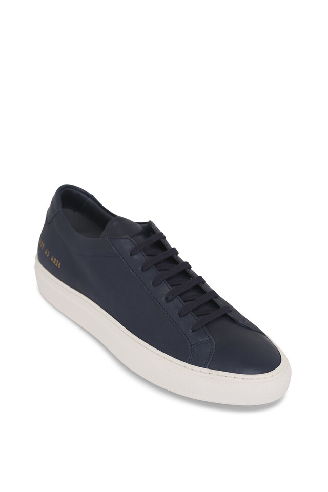 Common Projects - Blue Suede Slip On Sneaker | Mitchell Stores