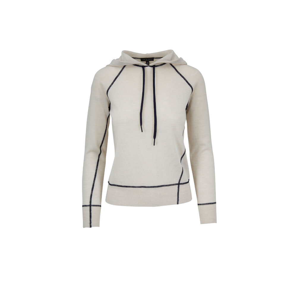 Rag Bone Shannon Turtledove Wool Hoodie