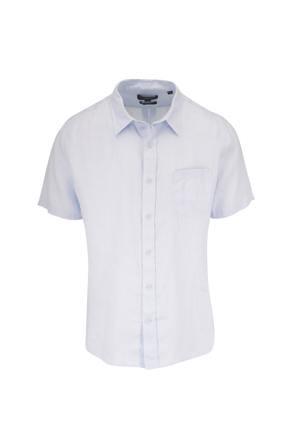 Vince Glacier Linen Button Up Shirt - view 1