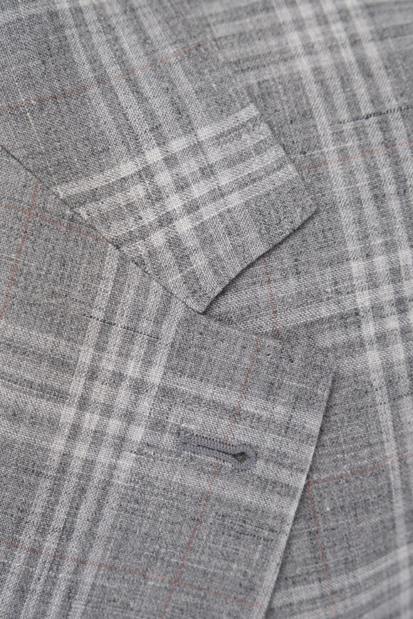 Brunello Cucinelli Gray Plaid Sportcoat - view 4