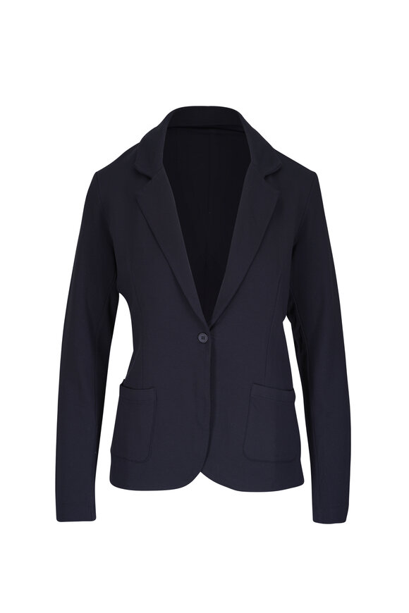 Majestic Marine French Terry Single Button Blazer