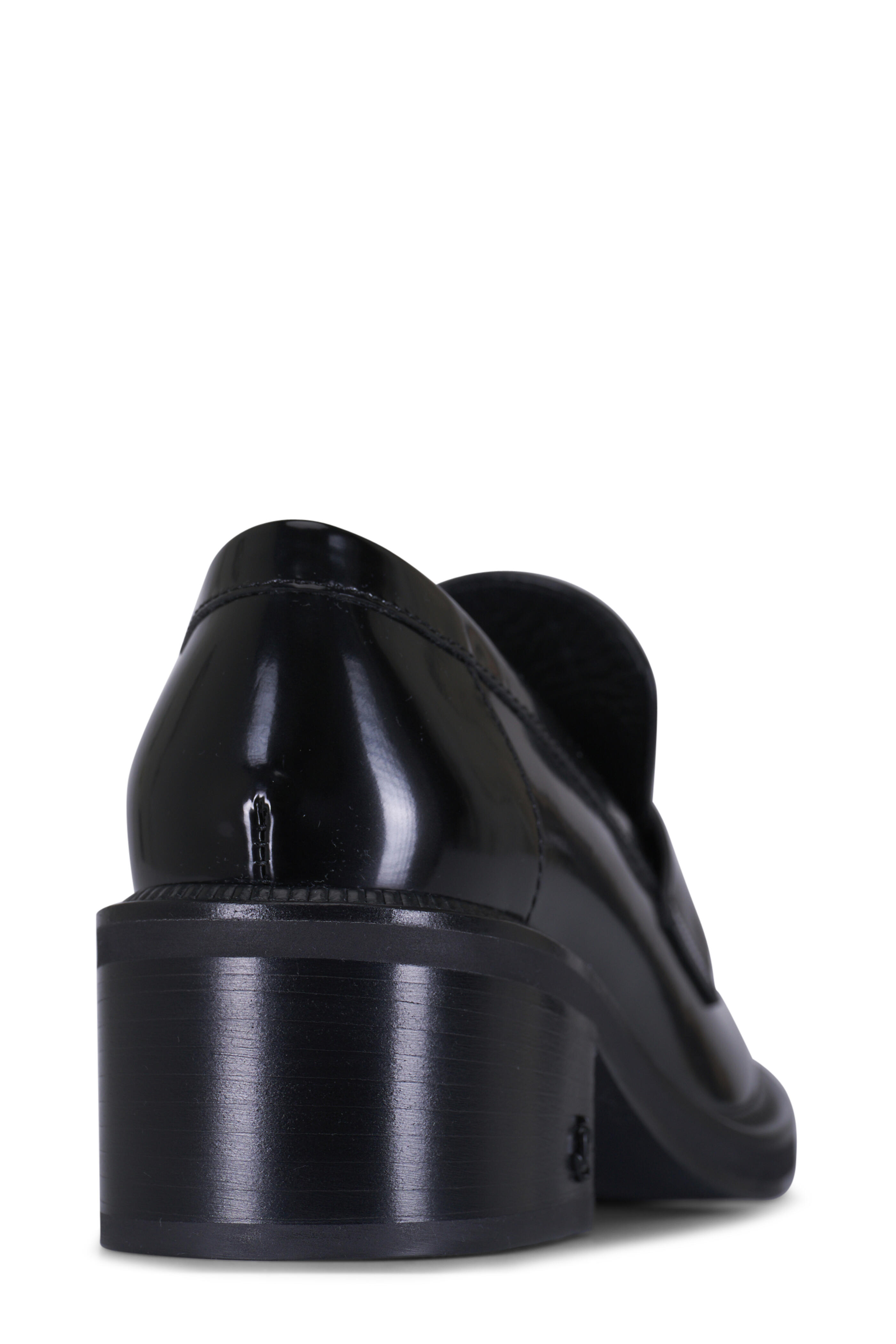 Jimmy Choo - Tylor Black Leather Loafer, 60mm