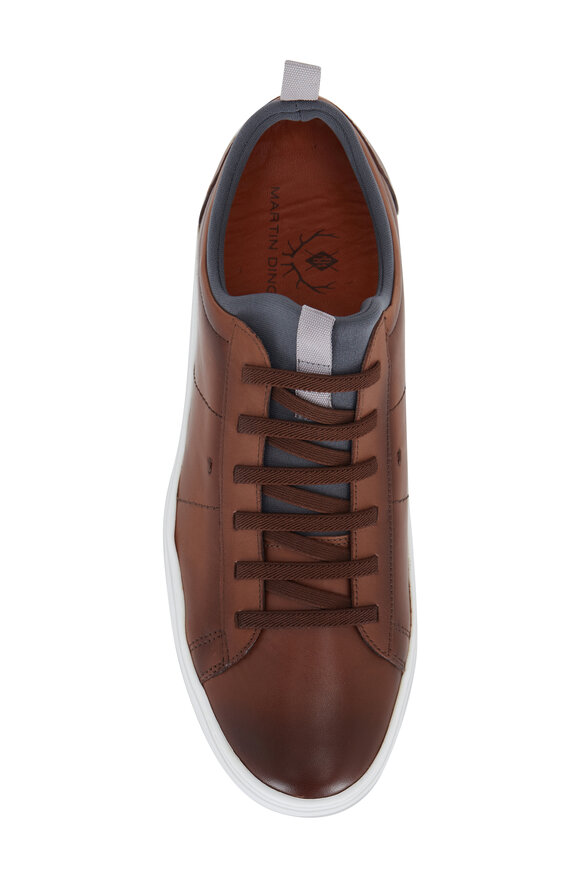 Martin Dingman Cameron Brown Leather Sneaker - view 4