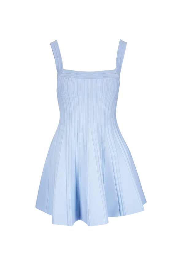 Simkhai Indie Tidepool Blue Knit Mini Dress