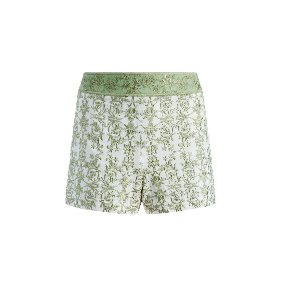 Alice & Olivia - Republic Geo Donald High Waist Shorts