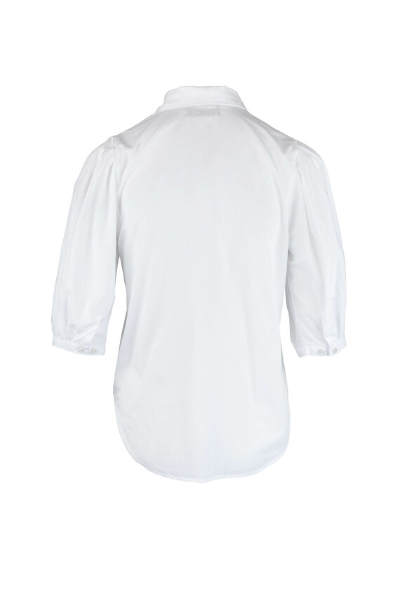 Citizens of Humanity - Ines White Pleat Sleeve Blouse 
