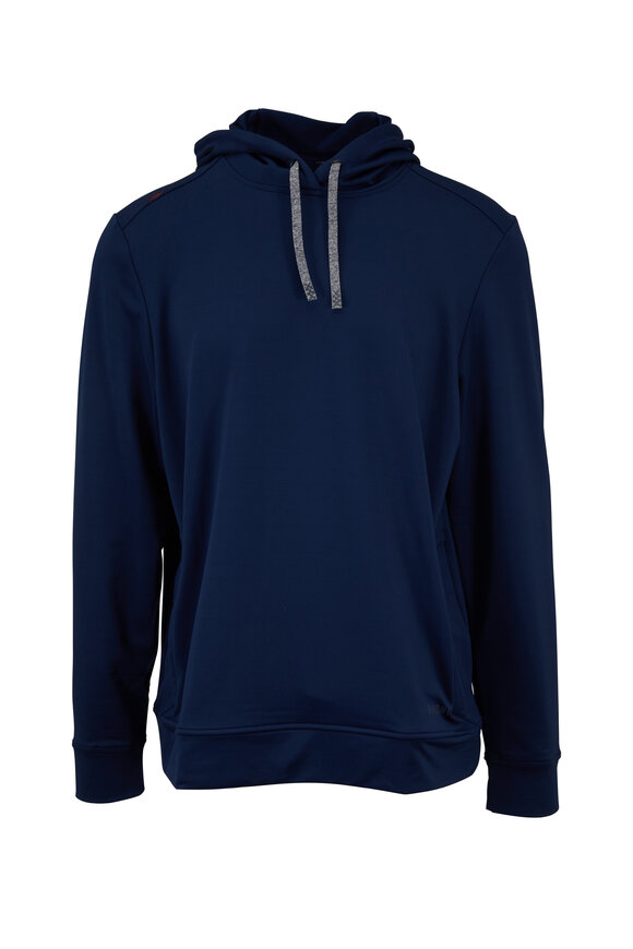 Rhone Apparel Navy Marle Micro Terry Hoodie