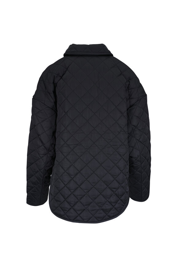 Totême Black Quilted Jacket - view 4