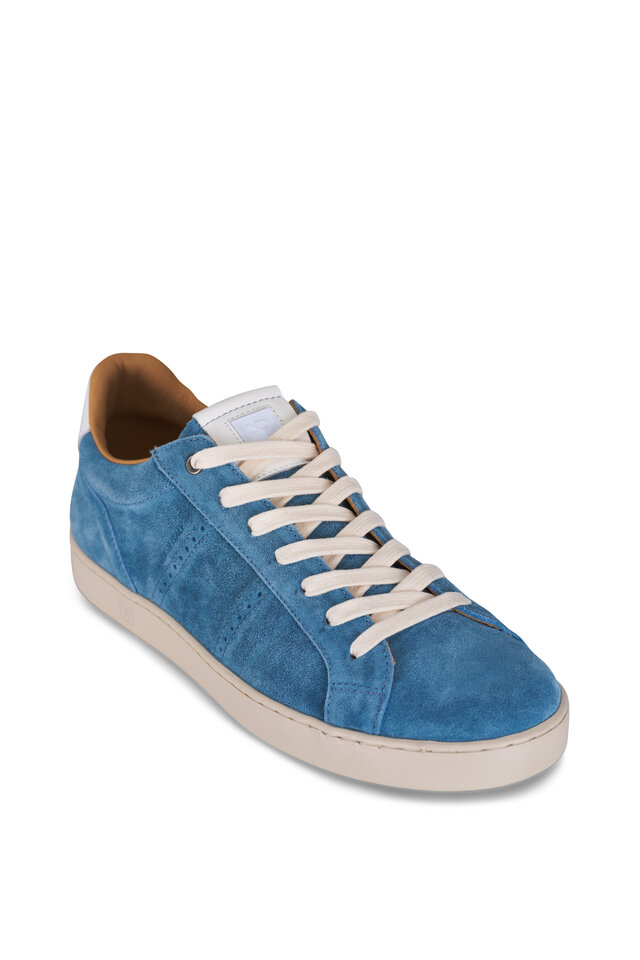 GOLDEN GOOSE ネイビー コート Golden Goose - Francy Navy Suede High-Top Sneaker