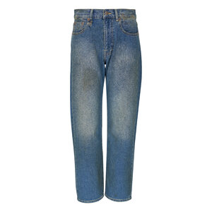 【Anyone more】Rickle Summer Wide Denim Washing Pants Anyone more (エニワンモア) -リックルサマーワイドデニム