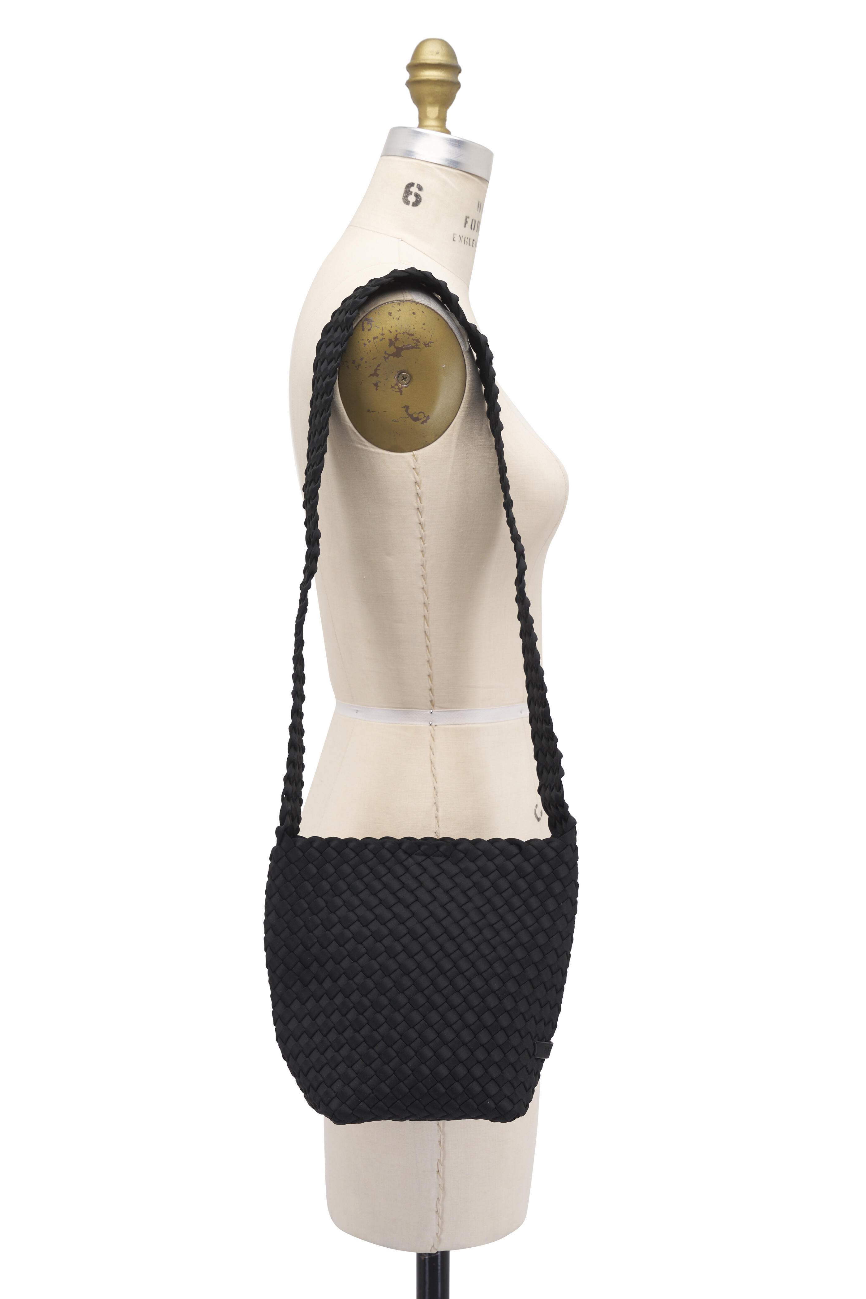 Naghedi - Laguna Onyx Woven Crossbody Bag