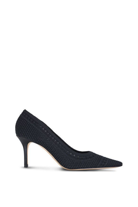 Arteana - Trieste Black Mesh Pump, 75mm 