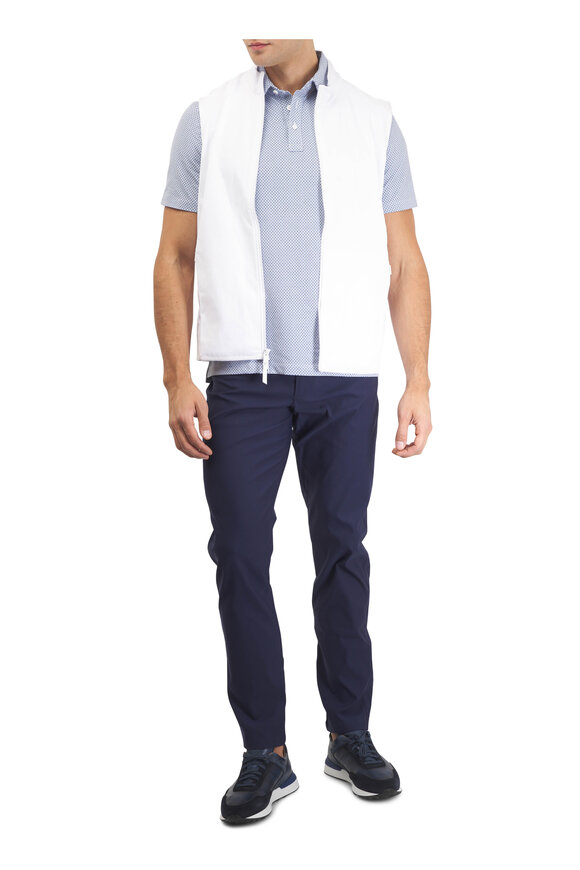 Magnanni Bravo Navy Leather & Suede Low Top Sneaker - view 2