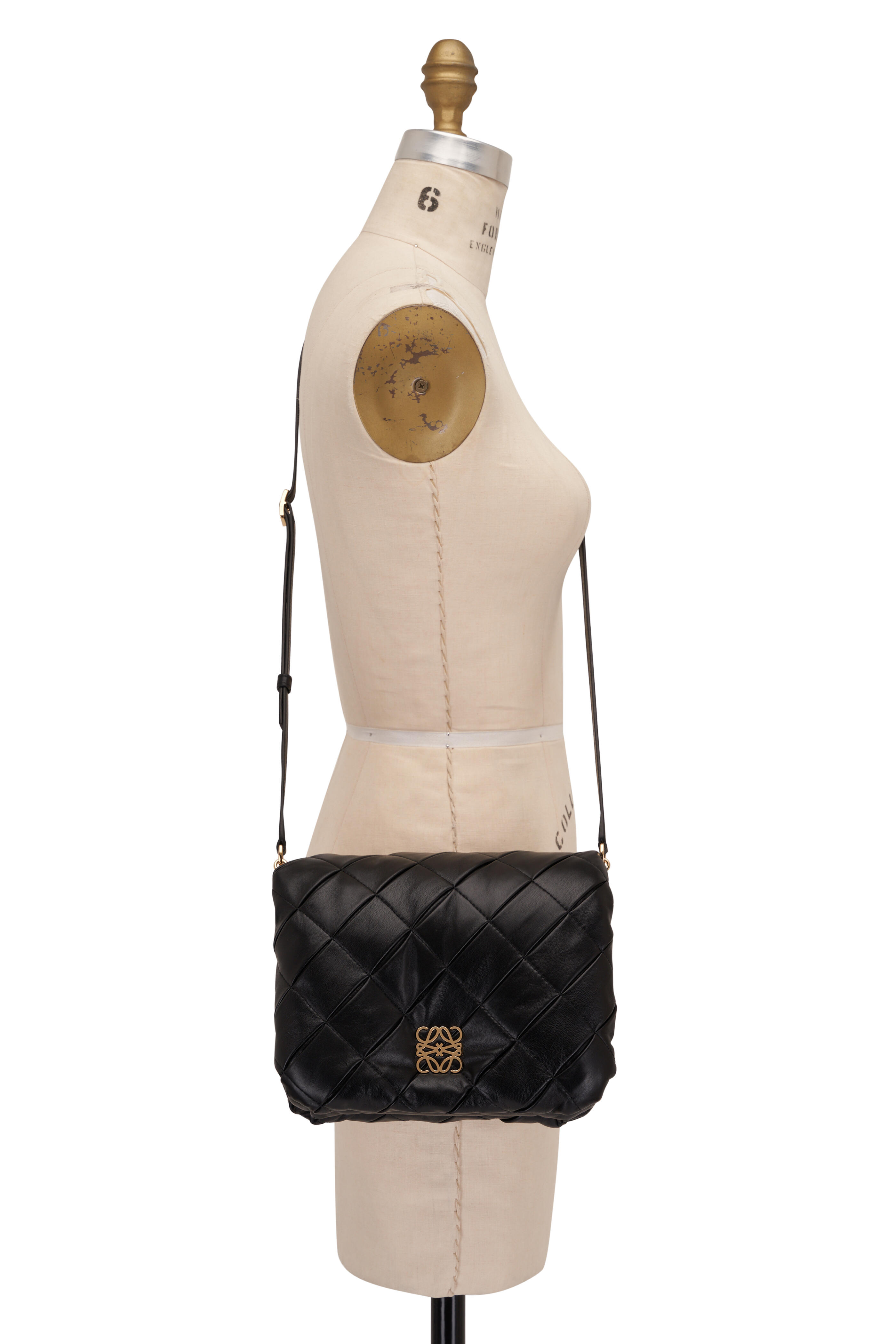 Loewe Goya Medium Leather Shoulder Bag