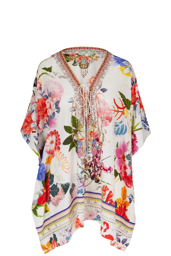 Camilla - Memories Of A Garden Lace Up Kaftan