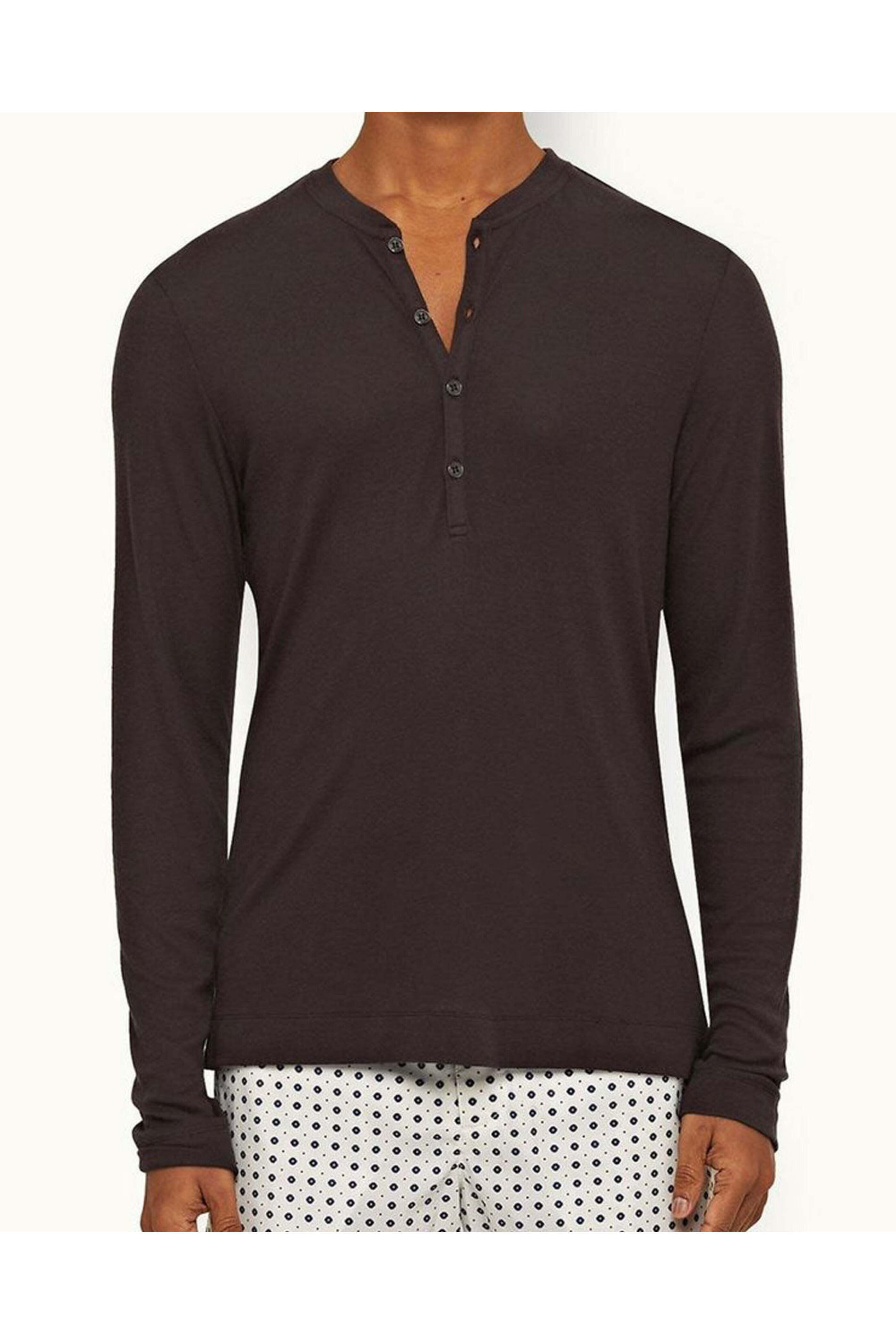 Orlebar Brown - Truffle Harrison Cashmere Henley